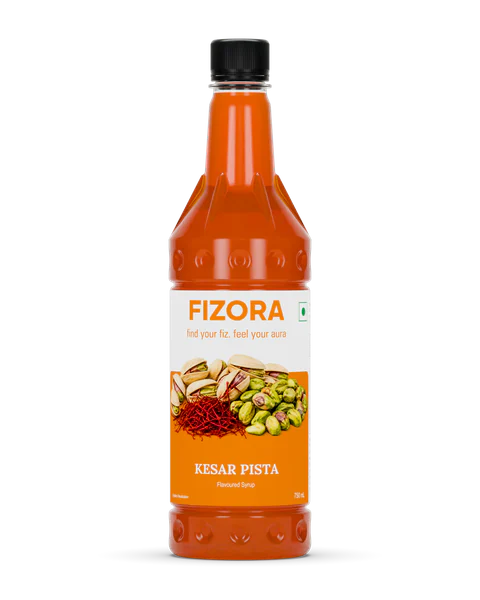 FIZORA Kesar Pista flavoured syrup, 750 ml